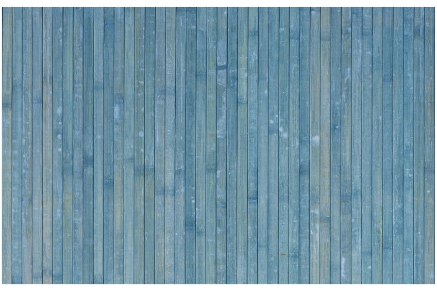 tappeti da cucina in bamboo azzurro