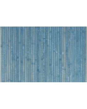 tappeti da cucina in bamboo azzurro