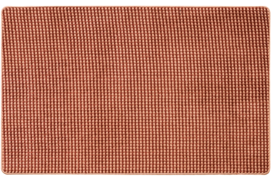 Tappeto Bagno Pois arancione