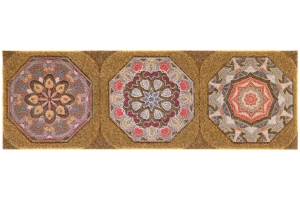 Zerbino agugliato stampato