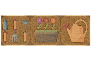 Zerbino agugliato stampato