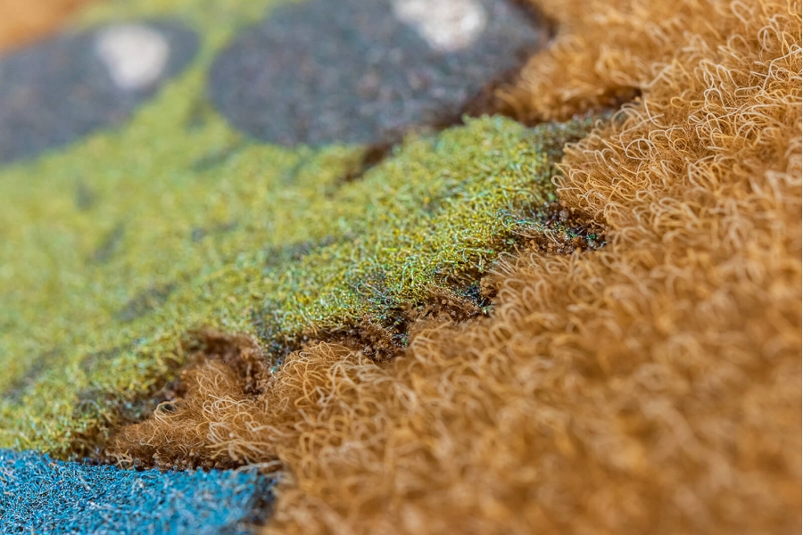 Zerbino agugliato stampato