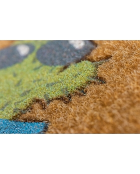 Zerbino agugliato stampato