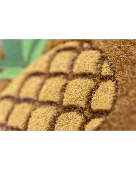 Zerbino agugliato stampato