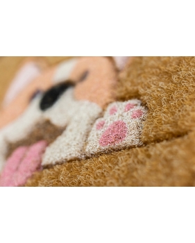 Zerbino agugliato stampato