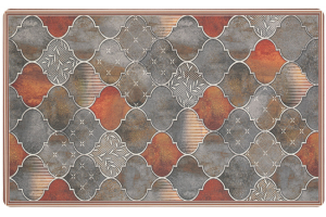 Tappeto in pelle sintetica