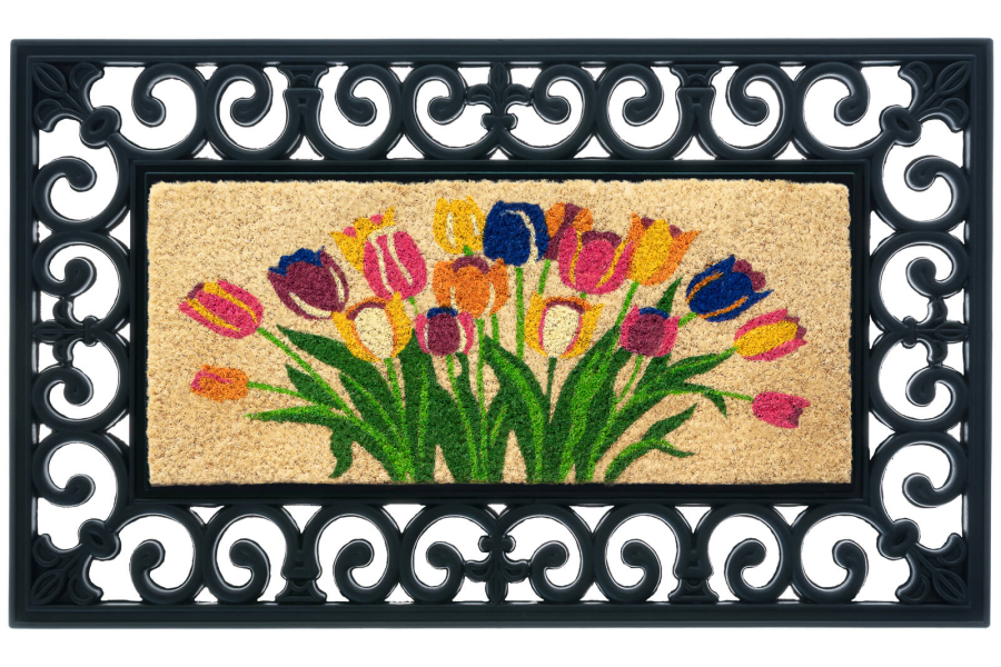 BUDAPEST - Zerbino Intercambiabile - Cornice - Tulipani